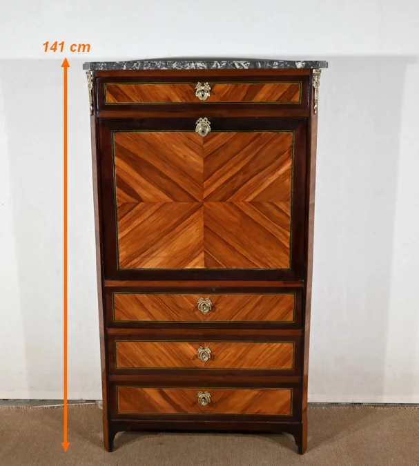 Secrétaire en Bois de Rose, époque Louis XVI – XVIIIe