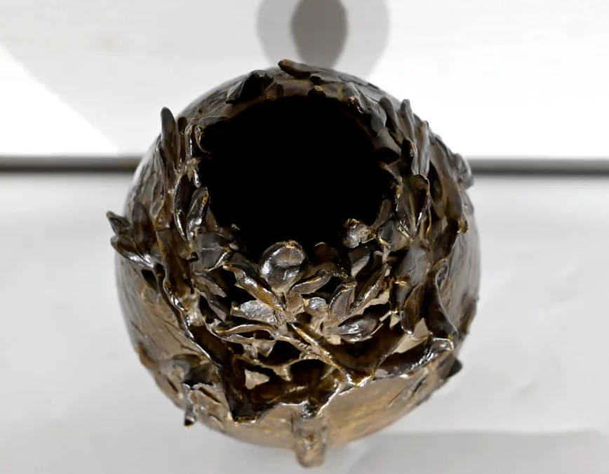 JARRÓN DEL PERÍODO ART NOUVEAU firmado KORINA