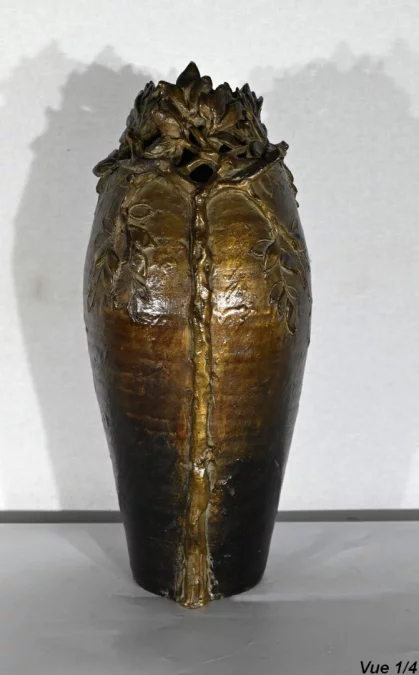 JARRÓN DEL PERÍODO ART NOUVEAU firmado KORINA