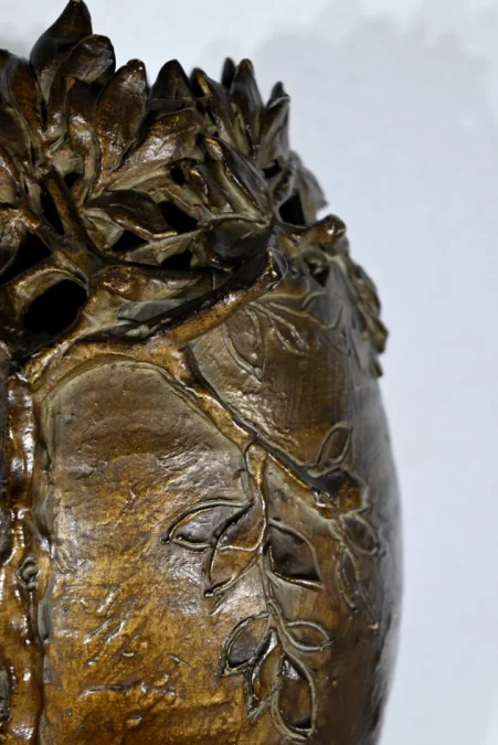 JARRÓN DEL PERÍODO ART NOUVEAU firmado KORINA