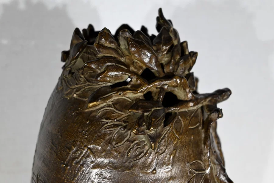 JARRÓN DEL PERÍODO ART NOUVEAU firmado KORINA