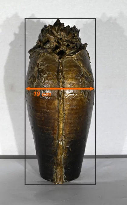 JARRÓN DEL PERÍODO ART NOUVEAU firmado KORINA