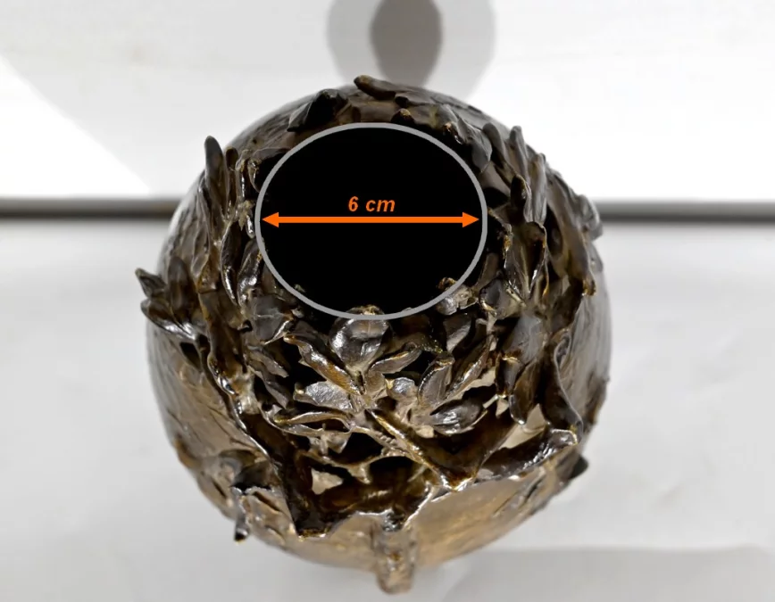 JARRÓN DEL PERÍODO ART NOUVEAU firmado KORINA