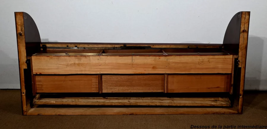 Important Bureau Cylindre en Acajou, style Louis XVI, époque Napoléon III – 2ème moitié XIXe