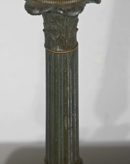 Paire de Chandeliers en Bronze, époque Restauration – Début XIXe