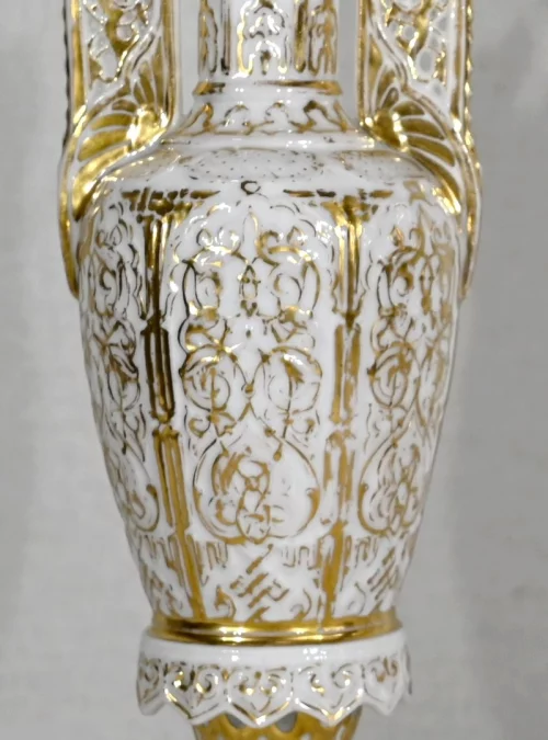 Paire de Vases en Porcelaine de Paris – Fin XIXe