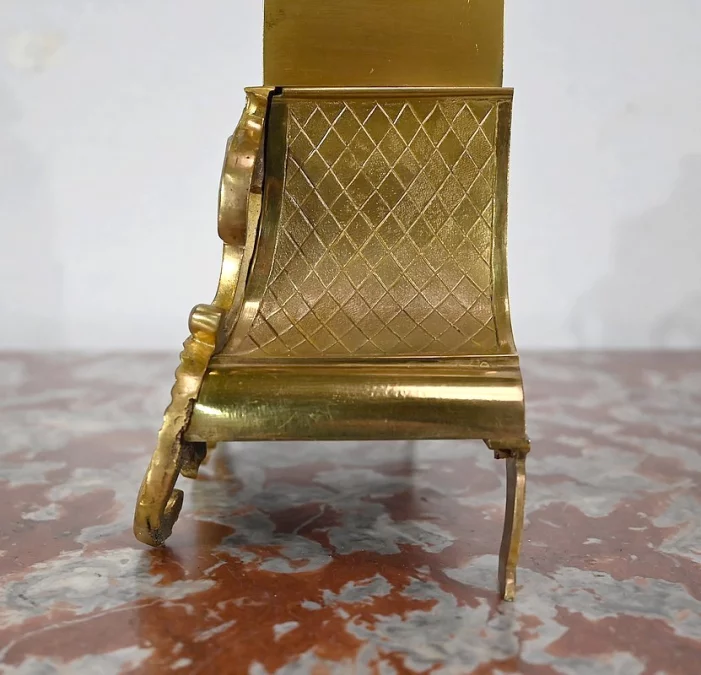 Pendule en bronze doré, époque Napoléon III – Milieu XIXe