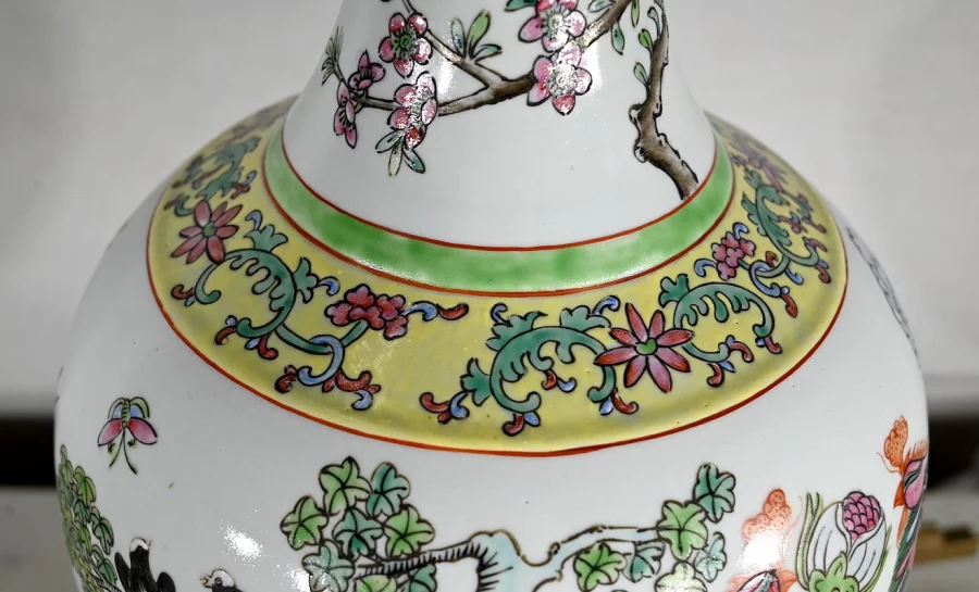 Importante Lampe en Porcelaine de Chine – 1960