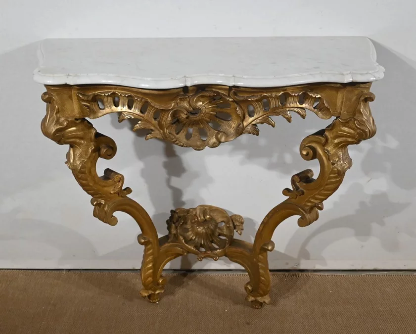 КОНСОЛЬНЫЙ СТОЛ В СТИЛЕ ЛЮДОВИКА XV