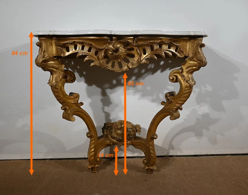 КОНСОЛЬНЫЙ СТОЛ В СТИЛЕ ЛЮДОВИКА XV