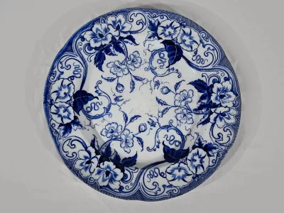 PLATO DE LOZA DE CREIL & MONTEREAU