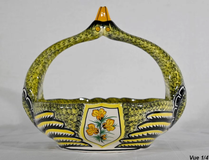 CESTA DE LOZA QUIMPER