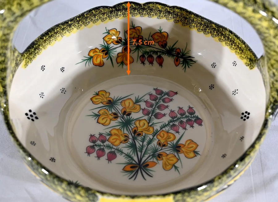 CESTA DE LOZA QUIMPER