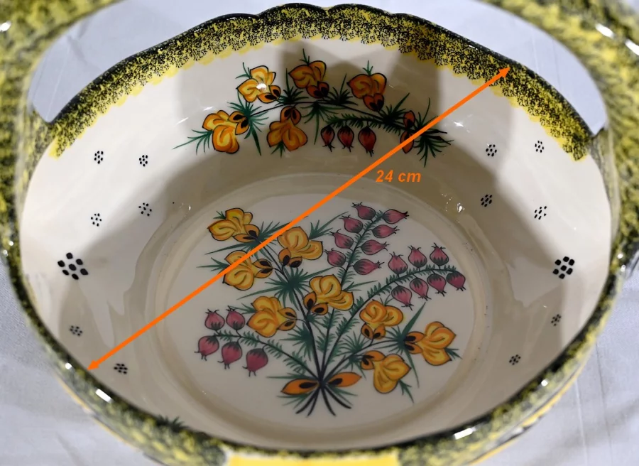 CESTA DE LOZA QUIMPER