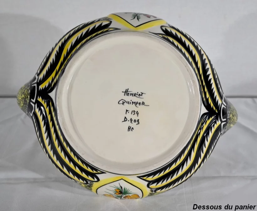 CESTA DE LOZA QUIMPER