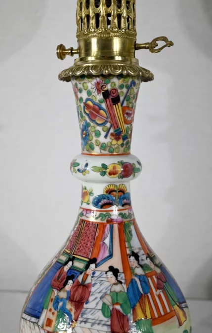 Paire de Lampes à Pétrole, époque Napoléon III – Milieu XIXe