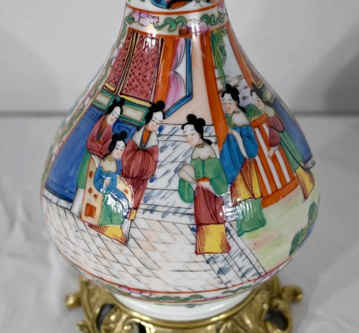 Paire de Lampes à Pétrole, époque Napoléon III – Milieu XIXe