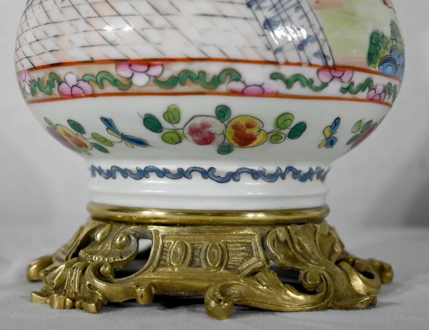 Paire de Lampes à Pétrole, époque Napoléon III – Milieu XIXe