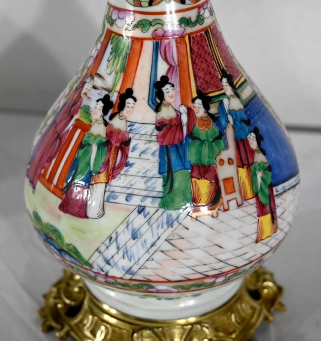 Paire de Lampes à Pétrole, époque Napoléon III – Milieu XIXe