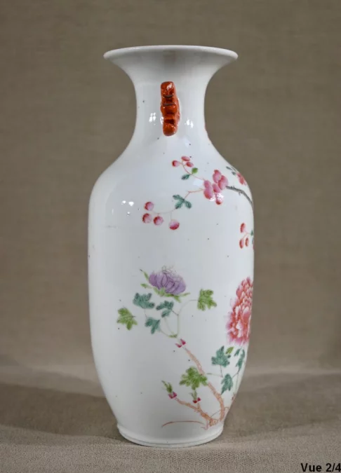 Vase en Porcelaine, Chine – Fin XIXe