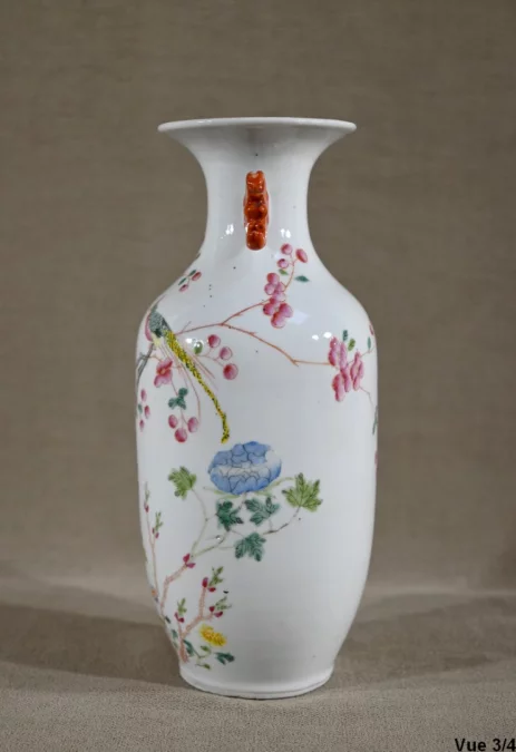 Vase en Porcelaine, Chine – Fin XIXe