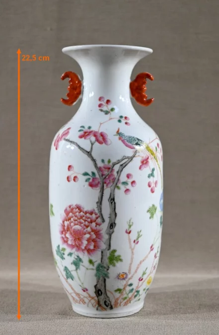 Vase en Porcelaine, Chine – Fin XIXe