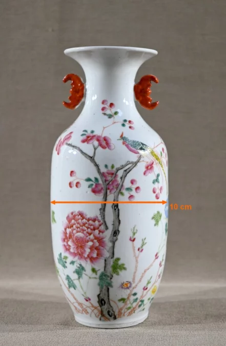 Vase en Porcelaine, Chine – Fin XIXe