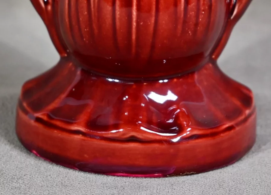 PAR DE JARRONES firmados DIGOIN SARREGUEMINES