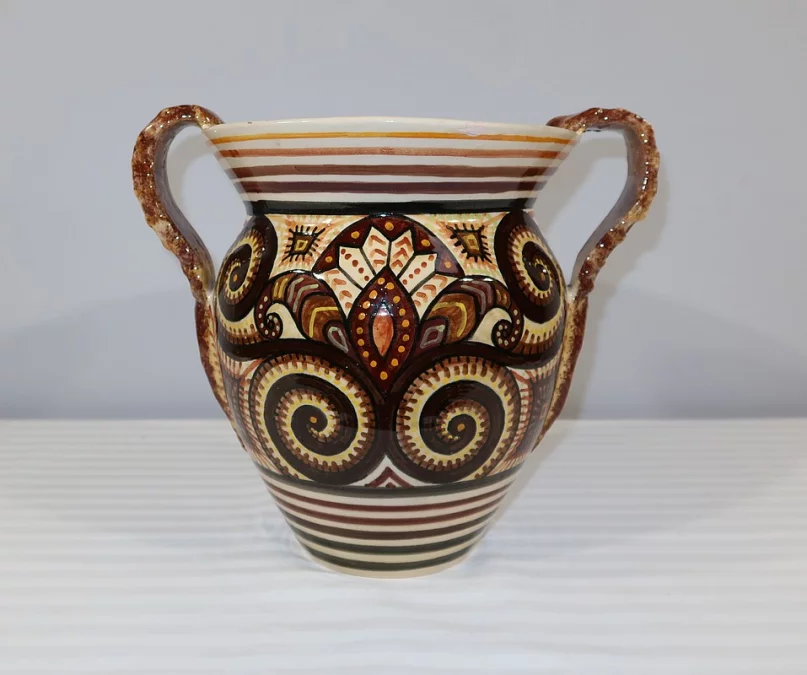 JARRÓN DE LOZA QUIMPER
