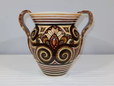 JARRÓN DE LOZA QUIMPER