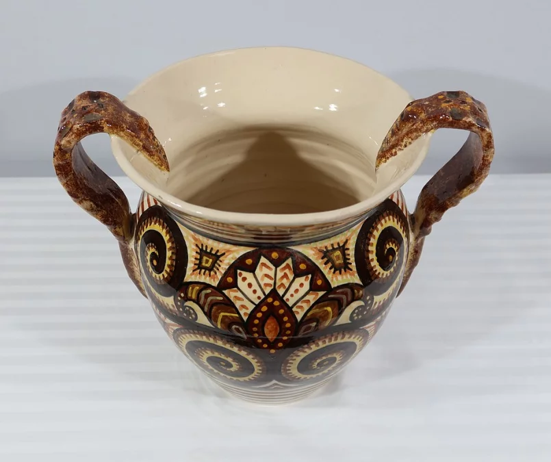 JARRÓN DE LOZA QUIMPER