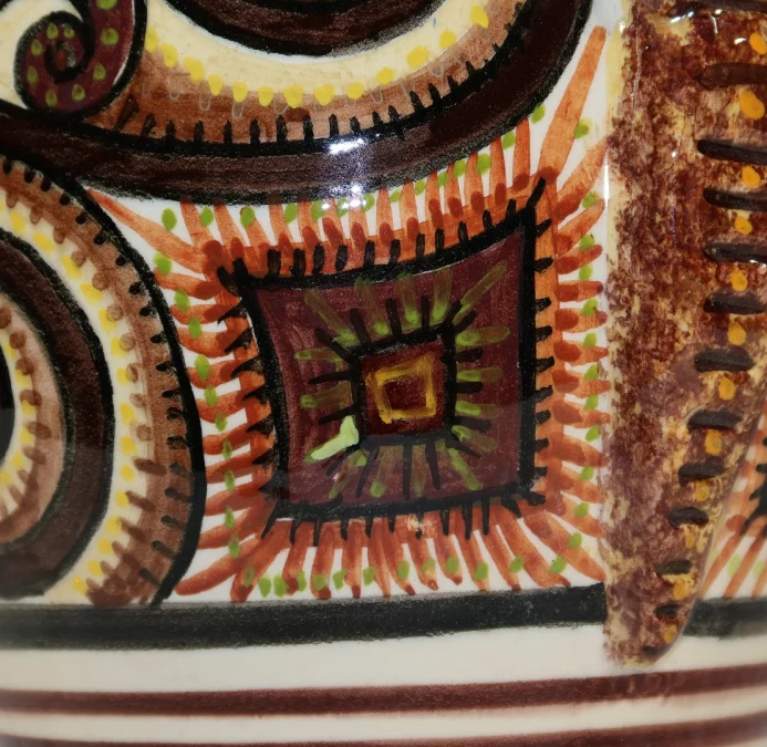 JARRÓN DE LOZA QUIMPER