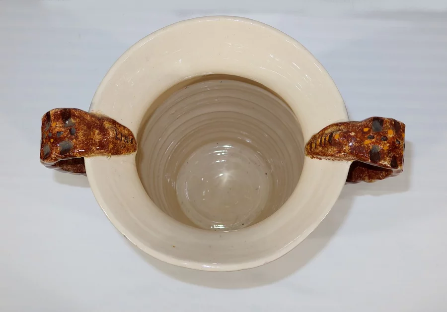 JARRÓN DE LOZA QUIMPER