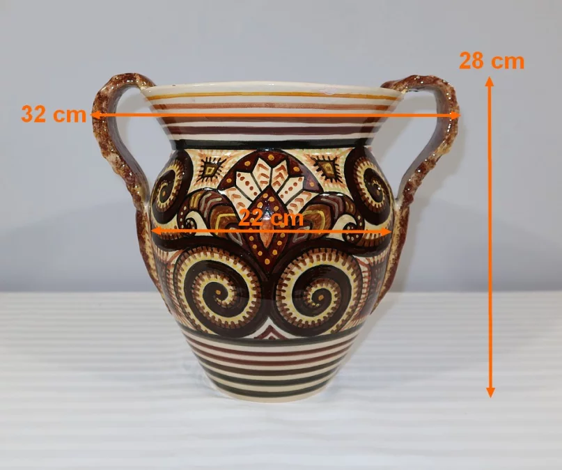 JARRÓN DE LOZA QUIMPER
