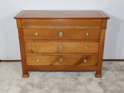 Petite Commode en Merisier massif, goût Directoire – 1ère partie du XIXe