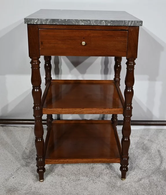 Petite Table Desserte en Acajou de Cuba, époque Restauration – Début XIXe