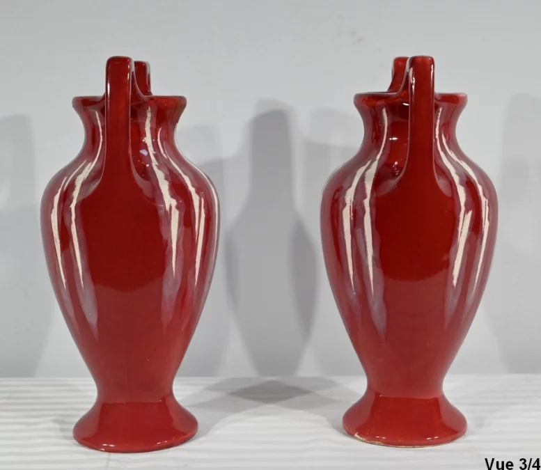 PAREJA DE JARRONES ART NOUVEAU