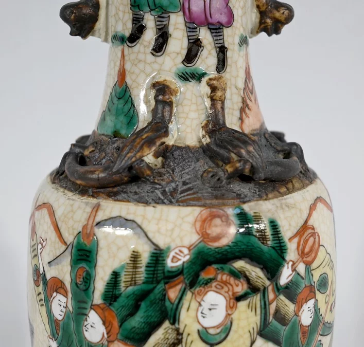 PAREJA DE JARRONES CHINOS