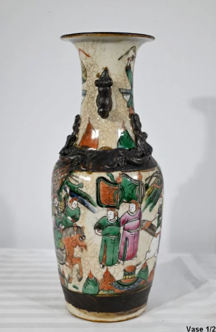 PAREJA DE JARRONES CHINOS