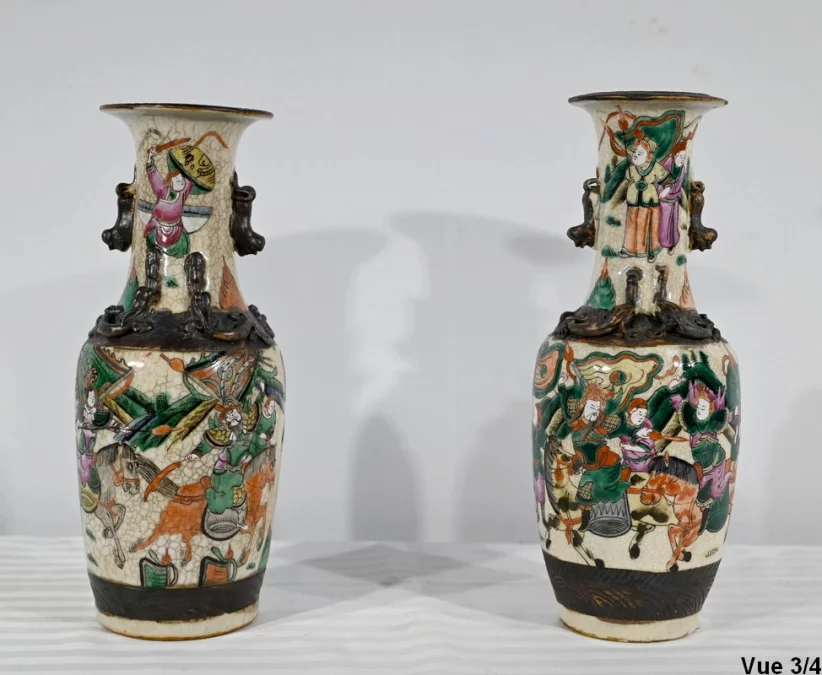 PAREJA DE JARRONES CHINOS