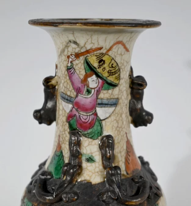 PAREJA DE JARRONES CHINOS