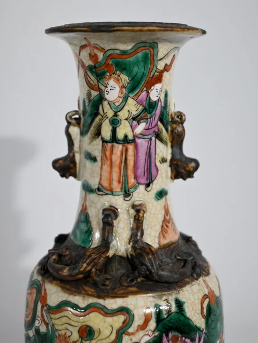 PAREJA DE JARRONES CHINOS