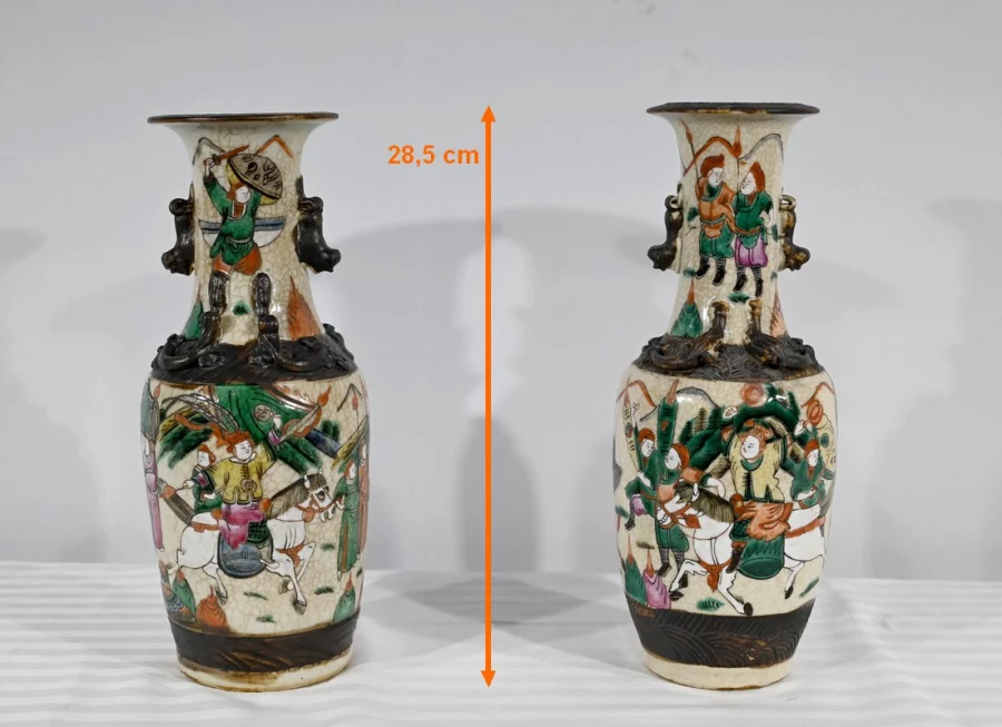 PAREJA DE JARRONES CHINOS