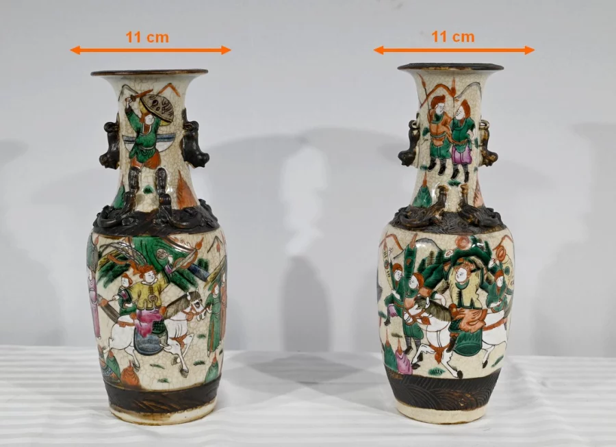 PAREJA DE JARRONES CHINOS