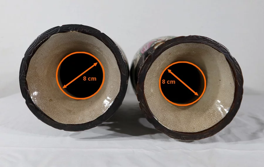 PAREJA DE JARRONES CHINOS