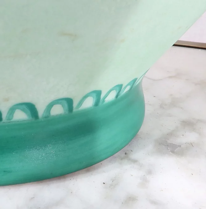 JARRÓN DE PORCELANA DE LIMOGES