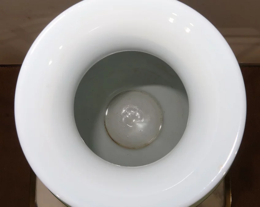 JARRÓN DE PORCELANA DE LIMOGES