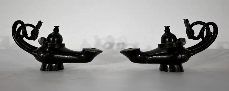 PAAR BRONZEN BenzELAMPEN