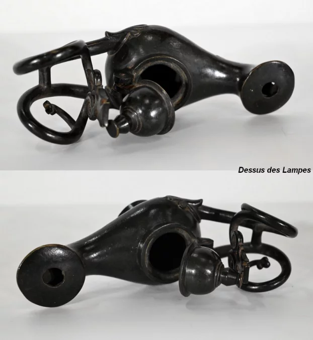 PAAR BRONZEN BenzELAMPEN