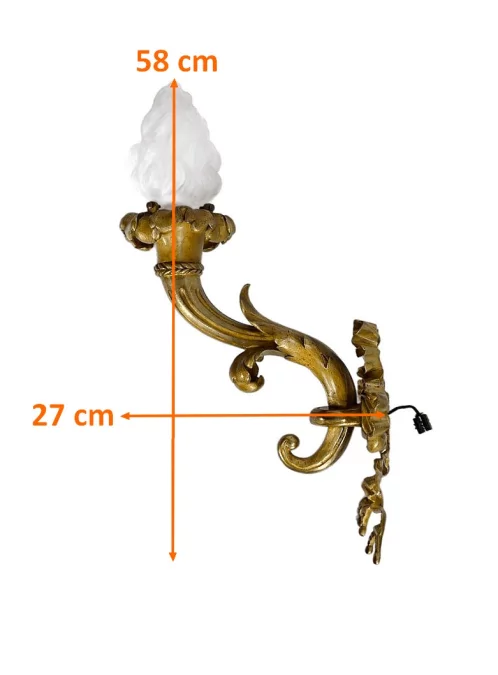 НАСТЕННЫЙ СВЕТИЛЬНИК В СТИЛЕ ЛЮДОВИКА XVI